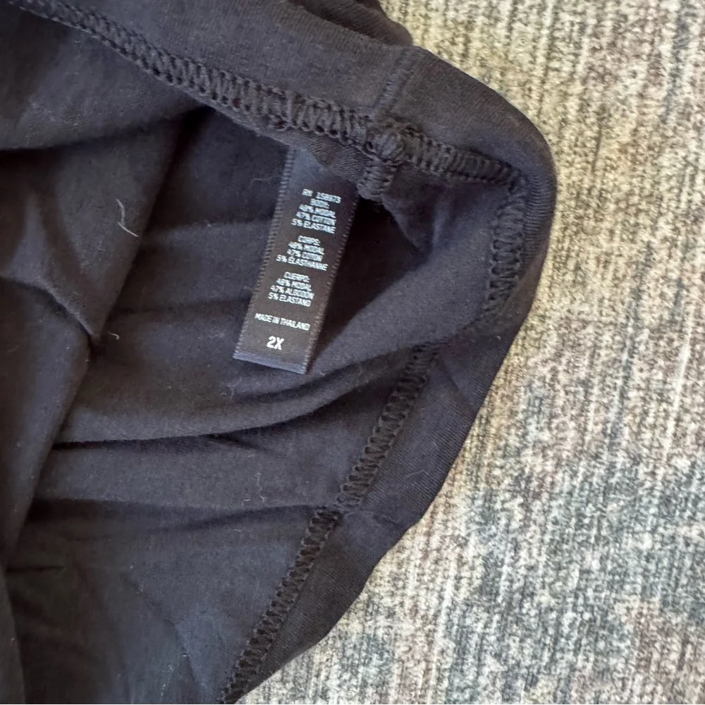 Skims Black crop muscle tank size 2x NWT - Picture 5 of 5